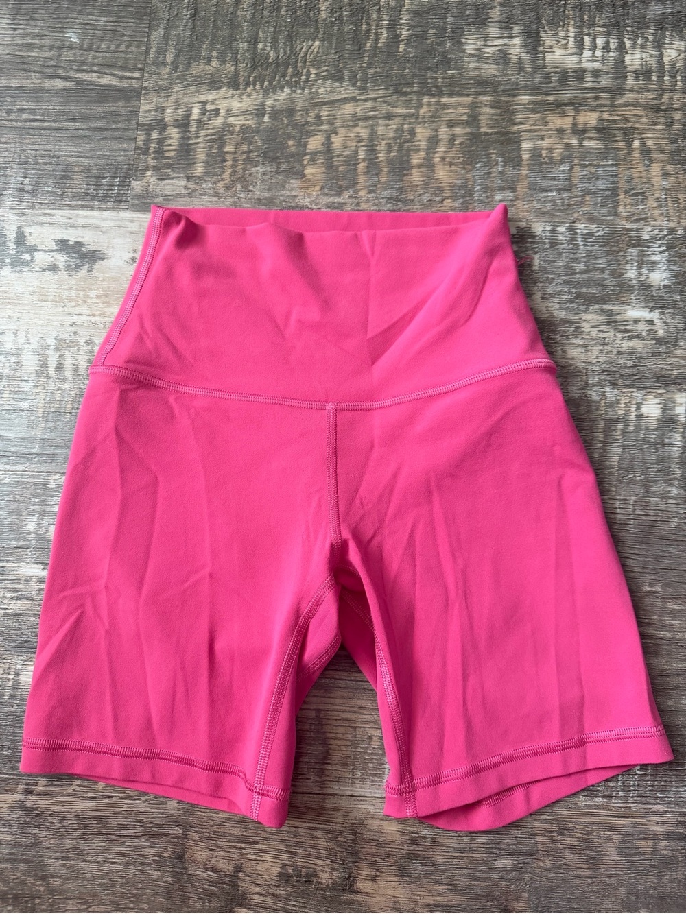 lululemon athletica Vibrant Pink High-Rise Bike Shorts